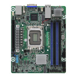 ASRock W680D4ID-2T/G5/X550 Placa Base Servidor mini-DTX Intel LGA 1700 DDR5 LAN 10Gb Dual X550
