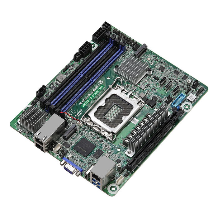 ASRock W680D4ID-2T/G5/X550 Placa Base Servidor mini-DTX Intel LGA 1700 DDR5 LAN 10Gb Dual X550 ASRock W680D4ID-2T/G5/X550 Placa Base Servidor mini-DTX Intel LGA 1700 DDR5 LAN 10Gb Dual X550