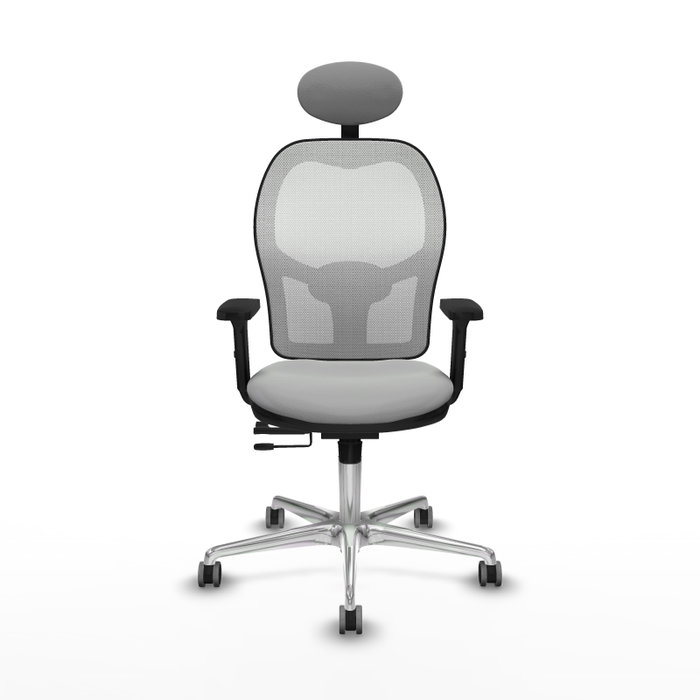 PIQUERAS Y CRESPO Silla de oficina Jorquera Gris claro y Blanco