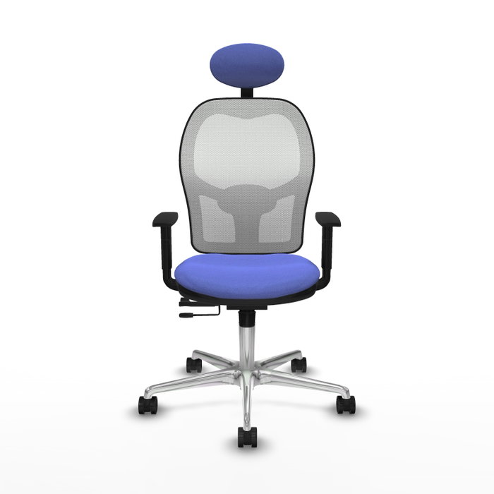 PIQUERAS Y CRESPO Silla de oficina Jorquera Azul claro y Blanco