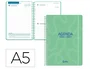 Liderpapel Agenda Escolar 26-27 Classic, Verde, Día Página A5, Espiral, Interior Bilingüe, Papel FSC 70g