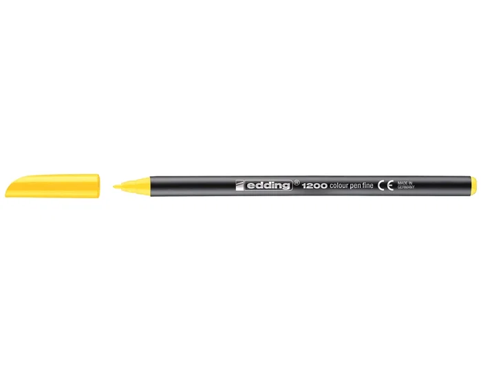 Edding Rotulador 1200 Amarillo Punta Redonda Edding Rotulador 1200 Amarillo Punta Redonda