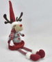 DKD Home Decor Figura de Reno Rojo