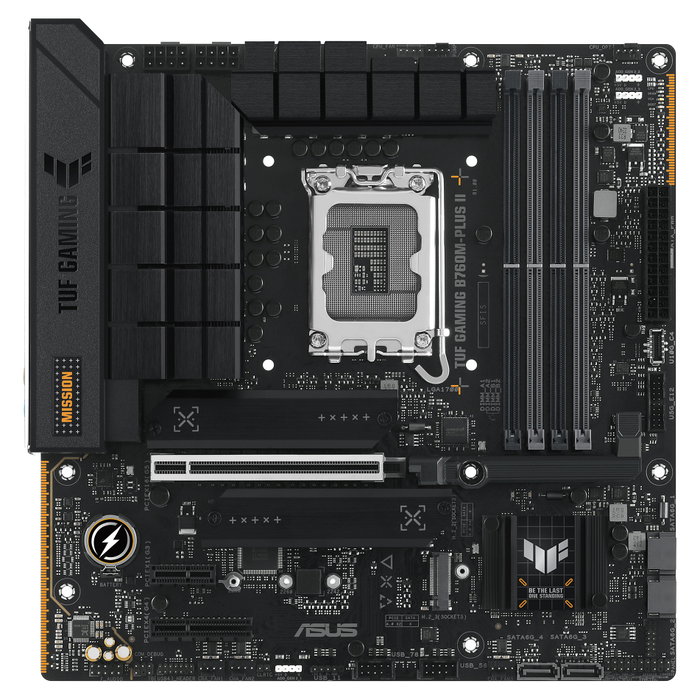 ASUS TUF GAMING B760M-PLUS II Micro ATX LGA 1700 DDR5 ASUS TUF GAMING B760M-PLUS II Micro ATX LGA 1700 DDR5