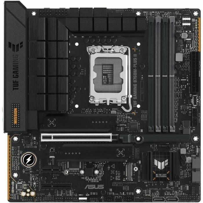 ASUS TUF GAMING B760M-PLUS II Micro ATX LGA 1700 DDR5 ASUS TUF GAMING B760M-PLUS II Micro ATX LGA 1700 DDR5