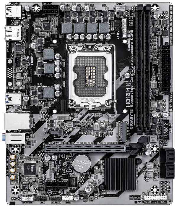 Gigabyte H810M K Micro ATX DDR5 LGA1851 Gigabyte H810M K Micro ATX DDR5 LGA1851