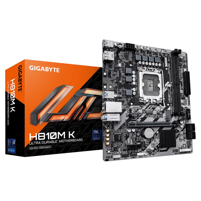 Gigabyte H810M K Micro ATX DDR5 LGA1851 Gigabyte H810M K Micro ATX DDR5 LGA1851