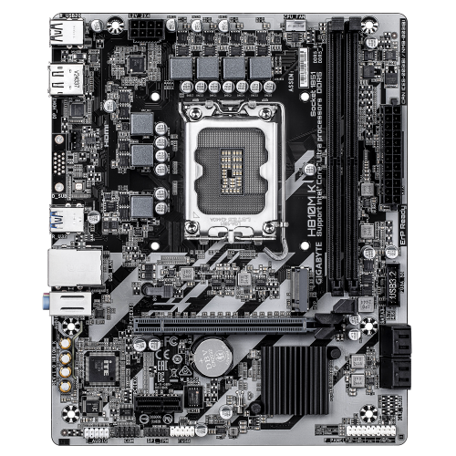 Gigabyte H810M K Placa Base Intel LGA 1851 DDR5 128GB HDMI DP 4SATA M.2 GBLAN Micro ATX