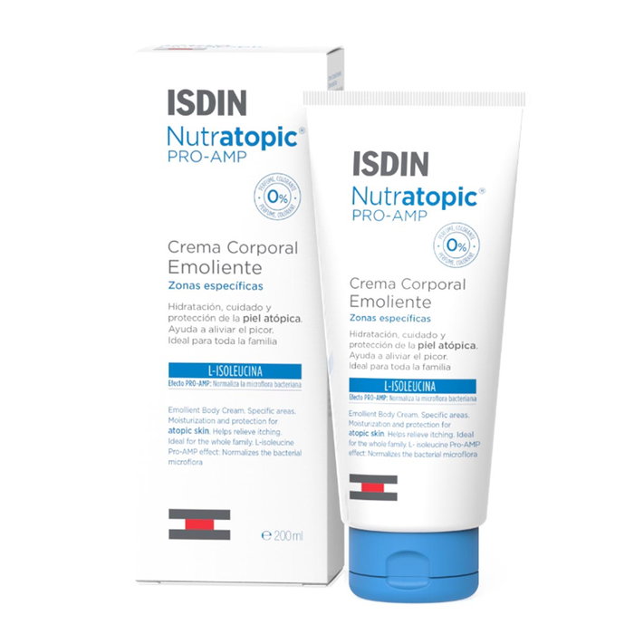 Isdin NUTRATOPIC Pro-AMP Crema Corporal Emoliente Piel Atópica 200 ml Isdin NUTRATOPIC Pro-AMP Crema Corporal Emoliente Piel Atópica 200 ml
