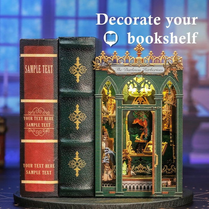 Maqueta Book Nook The Darkness Herbarium 17 x 12 cm