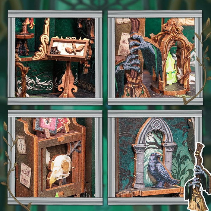 Maqueta Book Nook The Darkness Herbarium 17 x 12 cm