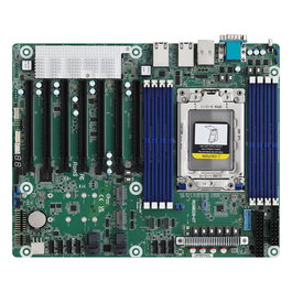 ASRock ROMED8-2T/BCM Mainboard ATX Socket SP3 Single para AMD EPYC 7003, con 7 ranuras PCIe x16, 10x SATA III, 3x LAN, AST2500