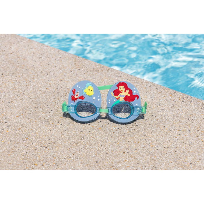 Bestway Gafa Natacion Infantil Correa Silicona Sirenita +3 Años Piscina y Playa 09113