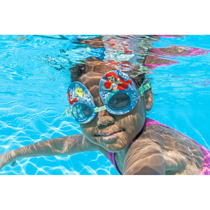 Bestway Gafa Natacion Infantil Correa Silicona Sirenita +3 Años Piscina y Playa 09113