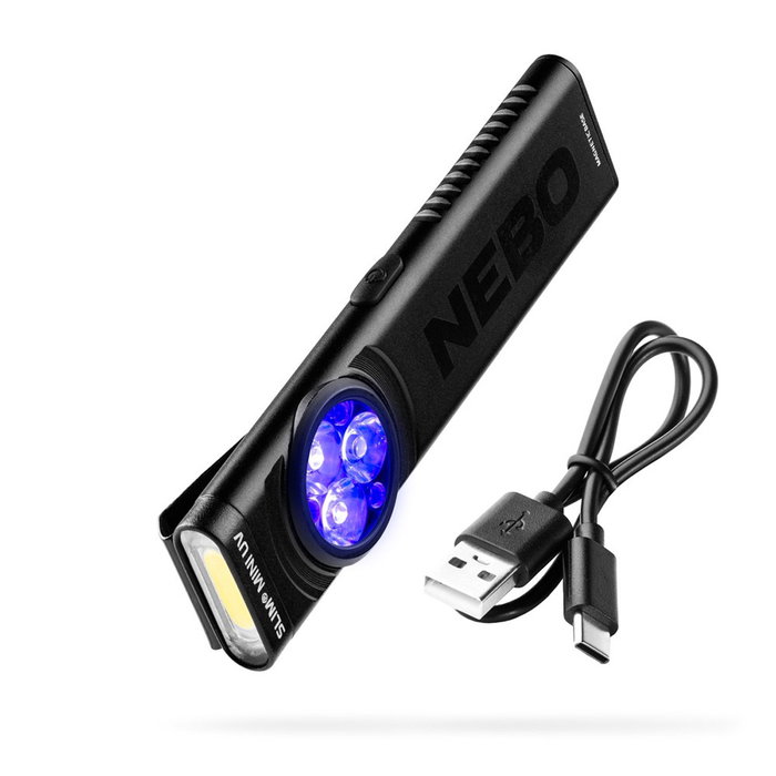 Nebo Linterna compacta recargable slim mini UV Nebo Linterna compacta recargable slim mini UV