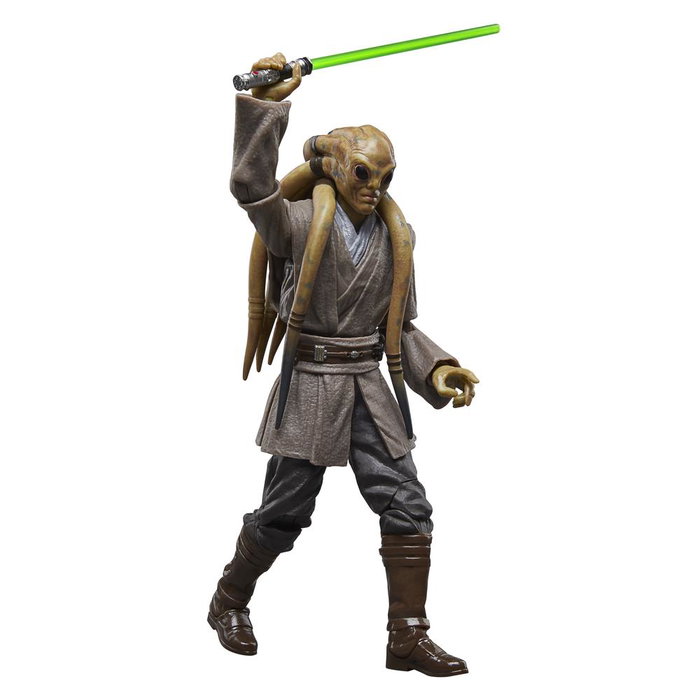 Hasbro Figura Star Wars The Black Series Kit Fisto Revenge Of The Sith, Escala 15 cm