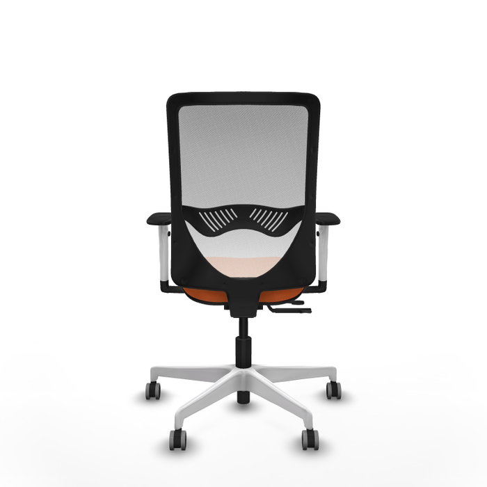 PIQUERAS Y CRESPO Silla de oficina Zulema Naranja y Blanco PIQUERAS Y CRESPO Silla de oficina Zulema Naranja y Blanco