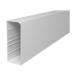OBO Bettermann Wand-u Canaleta de techo con perforación para suelo 80x210x2000 PVC 6191312