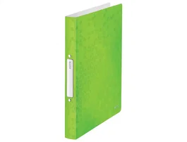 Leitz Wow Carpeta 2 Anillas Redondas 25 mm Polipropileno A4 Color Verde