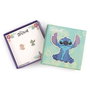 Disney Pendientes Angel & Stitch Plata 925