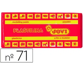 Jovi Plastilina Rubi Unidad Tamaño Mediano, Pasta Vegetal Moldeable de 150 g