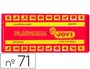 Jovi Plastilina Rubi Unidad Tamaño Mediano, Pasta Vegetal Moldeable de 150 g