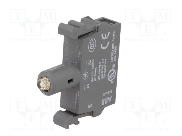 ABB Elemento iluminador LED amarillo 22mm 24VDC