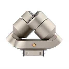 RODE Micrófono Estéreo Ixy para iPhone iPad Conector 30-pin Graba Audio 24 bits 48 kHz Cápsulas Condensador Cardioides Carcasa Metálica Filtro Pasa Alto