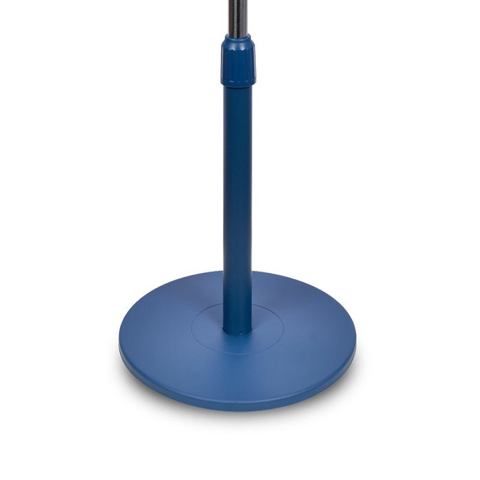 Daewoo Ventilador de Pie 30 cm (12") Alta Velocidad 90W, Base Redonda - Azul