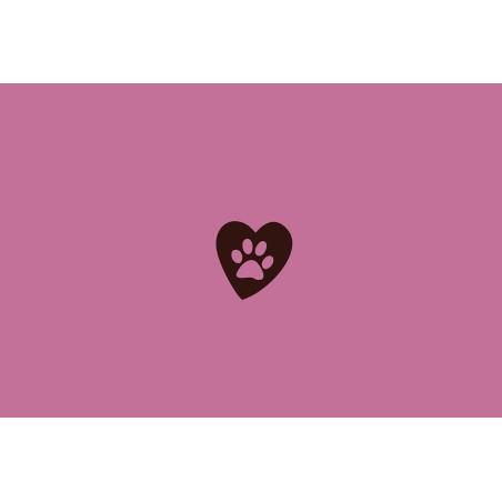 Nayeco Comedero Inox Antides Love Paw Rosa 0,36L