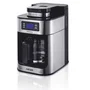 Haeger CM-10B.010A Cafetera Eléctrica de Filtro Semi-Automática, 1.25 L (10 Tazas), 1050W, Color Negro y Plata, con Pantalla LCD y Función Antigoteo