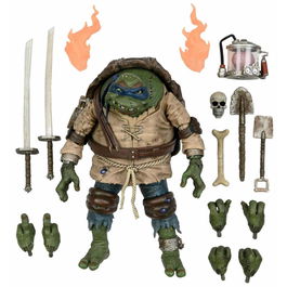 NECA Figura Ultimate Leonardo As Hunchback Tortugas Ninja 18cm con Accesorios