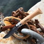 Opinel Navaja de acero inoxidable N° 9 con hoja de 9 cm