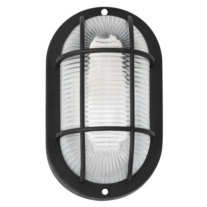Aplique de Pared Jardín E27 IP44 Negro Sin Bombilla BO-170-N