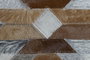 DKD Home Decor Cojin Colonial Camel Gris Piel Poliester 40 x 40 x 10 cm (2 Unidades)