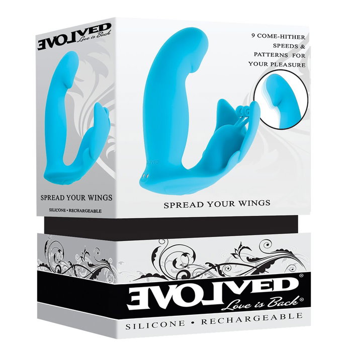 Vibrador Doble Estimulación Evolved Azul
