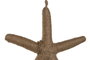 DKD Home Decor Decoración Colgante Mediterráneo, Crema Natural, 3.5 x 35 x 24.5 cm (4 Unidades)