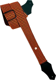 GETM Correa Guitarra Bajo Fly Hounds Tooth Orange