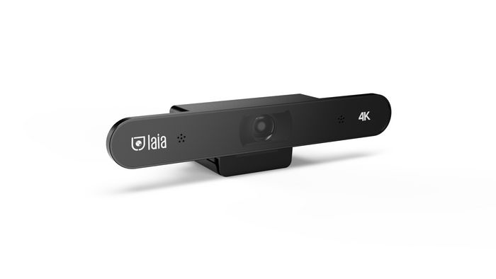 Laia B-Hybrid 4K AI Cámara ePTZ 4K Videoconferencia con Reconocimiento y Enfoque Facial Automático, 2 Micros Digitales