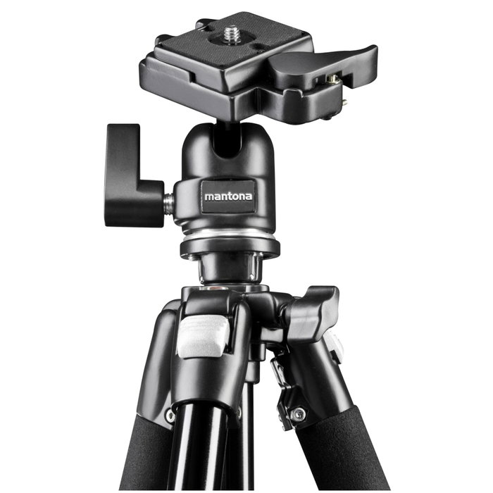 Mantona Scout MAX Trípode con Cabezal de Bola
