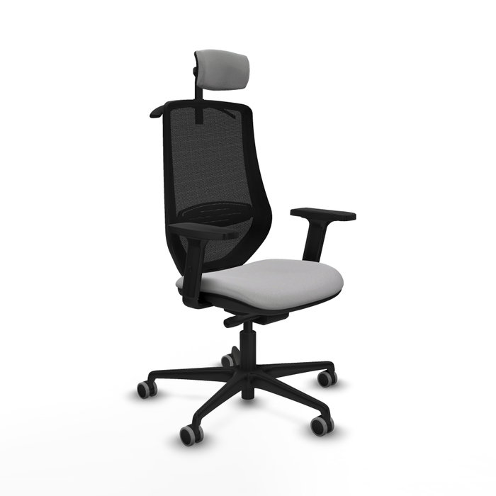 PIQUERAS Y CRESPO Silla de oficina Mardos con mecanismo Sincro/Traslack, Gris claro/Negro PIQUERAS Y CRESPO Silla de oficina Mardos con mecanismo Sincro/Traslack, Gris claro/Negro