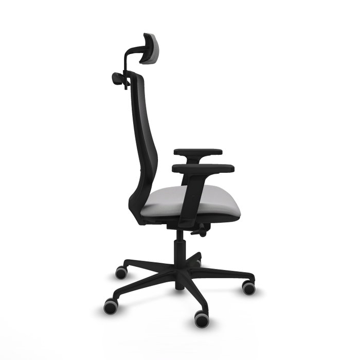 PIQUERAS Y CRESPO Silla de oficina Mardos con mecanismo Sincro/Traslack, Gris claro/Negro PIQUERAS Y CRESPO Silla de oficina Mardos con mecanismo Sincro/Traslack, Gris claro/Negro
