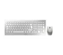CHERRY DW 8000 Teclado y Ratón Inalámbrico QWERTY Español Plata, Blanco