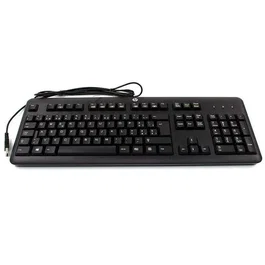 HP Teclado Reacondicionado KB57211 Español QWERTY Negro
