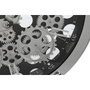 DKD Home Decor Reloj de Pared de Metal y Cristal con Engranajes