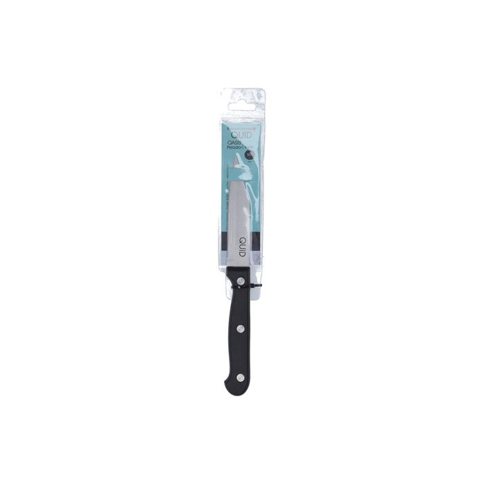 Quid Cuchillo Pelador Oasis 9 cm Negro