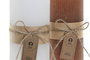 DKD Home Decor Surtido de Velas de Cera de Parafina 7x7x14 cm