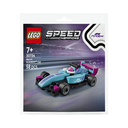 LEGO Speed Champions 30734 F1 ACADEMY Mini-Auto de Construcción, 58 Piezas, Multicolor, Juguete para Niños 7+ Años