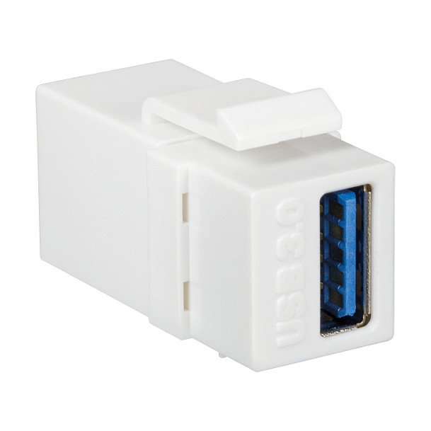 LogiLink Keystone Verbinder USB 3.0-A F/F, blanco LogiLink Keystone Verbinder USB 3.0-A F/F, blanco