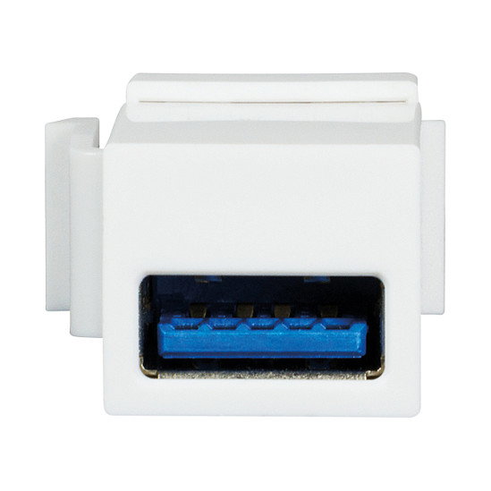 LogiLink Keystone Verbinder USB 3.0-A F/F, blanco LogiLink Keystone Verbinder USB 3.0-A F/F, blanco